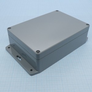 G313MF, Герметичный корпус из прочного ABS пластика с фланцем, IP65, темно-серый