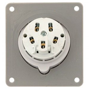 Розетка стационарная внутренняя угловая 4152 3Р+РЕ+N 16А 380В IP67 PROxima ps-4152-16-380