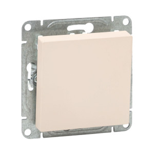 Механизм выключателя, одноклавишный, перекр-стный, кремовый Эпика EKF UP1-SWI-12