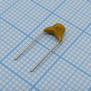 TS170R1H182JSBNB0R, Конденсатор керамический многослойный 1800пФ 50В NPO ±5% радиальный 5.08мм 125°C россыпь