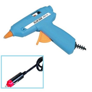 Пистолет клеевой ZD-5A (20W) 12V, Пистолет клеевой 20Вт клеевой стержень 7мм, разъем подключения к прикуривателю 12В