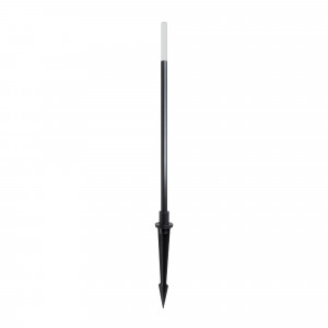 Светильник KT-CANNA-L500-1W Warm3000 (DG, 110 deg, 24V) 034161, Декоративный ландшафтный светильник. Мощность 1.4 Вт, св. поток 35 лм, 25 лм/Вт, теплый 3000 K, CRI>80, угол 110°, напряжение питания 24 В. Темно-серый фигурный корпус из алюминия, экран PMMA, степень защиты IP65. Размер: диаметр 16 мм, высота 500 мм.