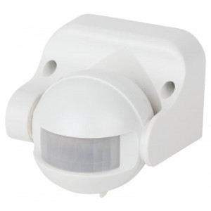 Датчик движения инфракрасный настенный MD 03 1200Вт IP44 12м Б0043809