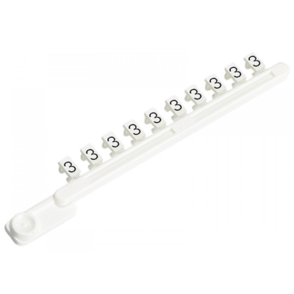 Изображение товара Гребенка составных шильдиков 10 шт Белый Wieland Electric GmbH