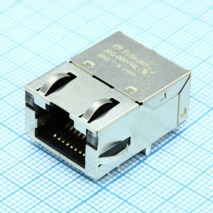 J0G-0007NL, Модульный разъем, RJ45, угловой Гнездо, 11 контакт(-ов), 11вывод(-ов), 1 порт(-ов)