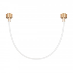 Светильник SP-TROPIC-SURFACE-R18-L1200-18W Warm3000 (GD, 360 deg, 230V) 043402, Подвесной светильник. Мощность 18 Вт, св. поток 980 лм, 54 лм/Вт, тёплый 3000 K, CRI>90, угол 360°, напряжение питания 230 В. Золотой круглый корпус из стали, силиконовая герметичная лента, степень защиты IP20. Размер: общая высота чаши 85 мм, высота чаши