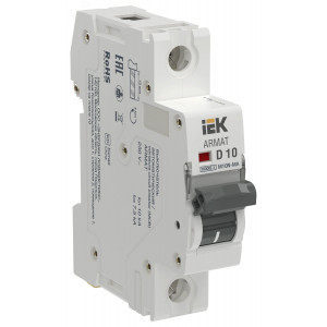 Выключатель автоматический без теплового расцепителя M10N-MA 1P D 10А AR-M10N-MA-1-D010