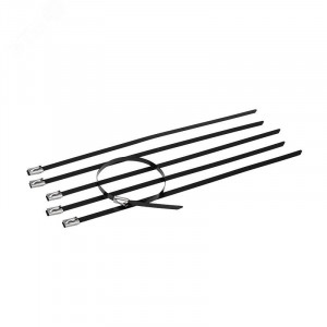 Хомут стальной с полимерным покрытием 400х4.6 (уп.50шт) 07-0428-5