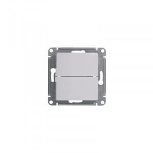 Выключатель 2-кл. СП Glossa 10А IP20 (сх. 5) 10AX механизм бел. SE GSL000151