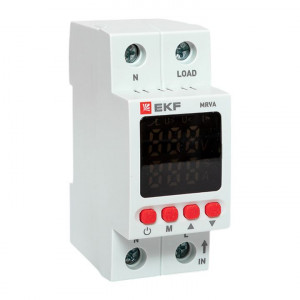 Реле напряжения и тока с дисп. 2 мод. MRVA 63A EKF MRVA-63A-v2