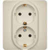 Розетка Inspiria 16А 250В 2х2P+E немецк. стандарт сл. кость Leg 673751