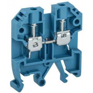 Клемма винтовая КВИ-4кв.мм синяя YZN30-004-K07