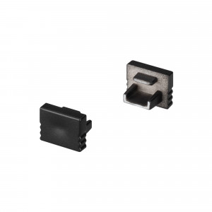 Заглушка SL-MINI-8-H6 BLACK глухая 030523, Пара заглушек (без отверстия) для профиля SL-MINI-8-H6 BLACK. В комплекте 2 заглушки. Цена за комплект.