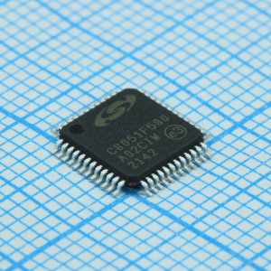 C8051F580-IQR, Микроконтроллер семейства 8051 8-бит 50 МГц 128кБ Флэш-память питание 5 В шина CAN