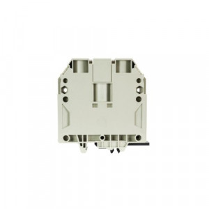 Проходная клемма WKN 150/U/V0, Проходная клемма, тип фиксации провода: винтовой, номинальное сечение: 150 мм кв., 309A, 1000V, ширина: 24 мм, цвет: серый, тип монтажа: DIN35