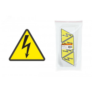 Символ "Молния" (треугольник) 100х100х100мм SQ0817-0016