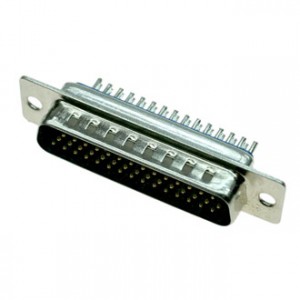 DHS-44M, Разъем D-SUB высокой плотности, 44 контакта, вилка кабельная