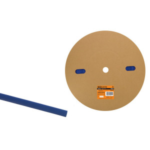 Термоусаживаемая трубка ТУТнг 8/4 синяя (100 м/ролл) SQ0518-0013