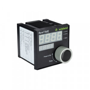 Реле времени flare TIME FM6-2 230V, Цифровое многофункциональное многодиапазонное реле времени, вход. напр.: 90 ... 265 V AC/DC, 6 временных функций,  0:01 ... 99:59 часов / 0:01 ... 99:59 минут, 2 переключающих контакта (беспотенциальные),  5А,  установка в панель, серия flare TIME