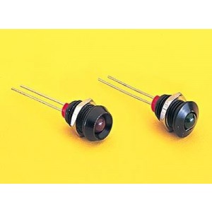 DX1092/RD, Светодиодные панельные индикаторы Black Alum Bezel Red Indicator