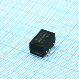 AM1LS-1205SH30JZ, DC/DC, 1Вт, вход 10.8…13.2В, выход 5В/0.02…0.2А, изоляция 3000В DC, КПД 82%, максимальная емкостная нагрузка не более 2400мкФ, для поверхностного монтажа, 13.2x11.4x7.25мм, -40…105°C, пластик