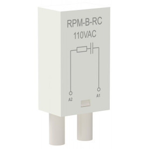 Модуль защиты для реле RC-цепь 110В AC ONI (кр.10шт) [RPM-B-RC-AC110V]
