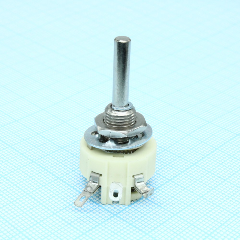 Изображение товара Резистор переменный проволочный ППБ-1А 10К ±10% 1 Вт Россия