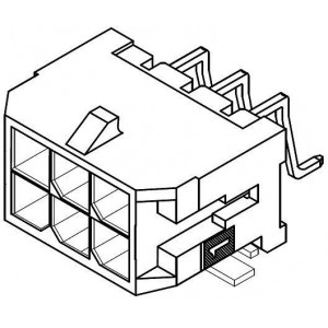 43045-1010, Проводные клеммы и зажимы 3.0MM MF 10P HDR RA SMT DR SAU