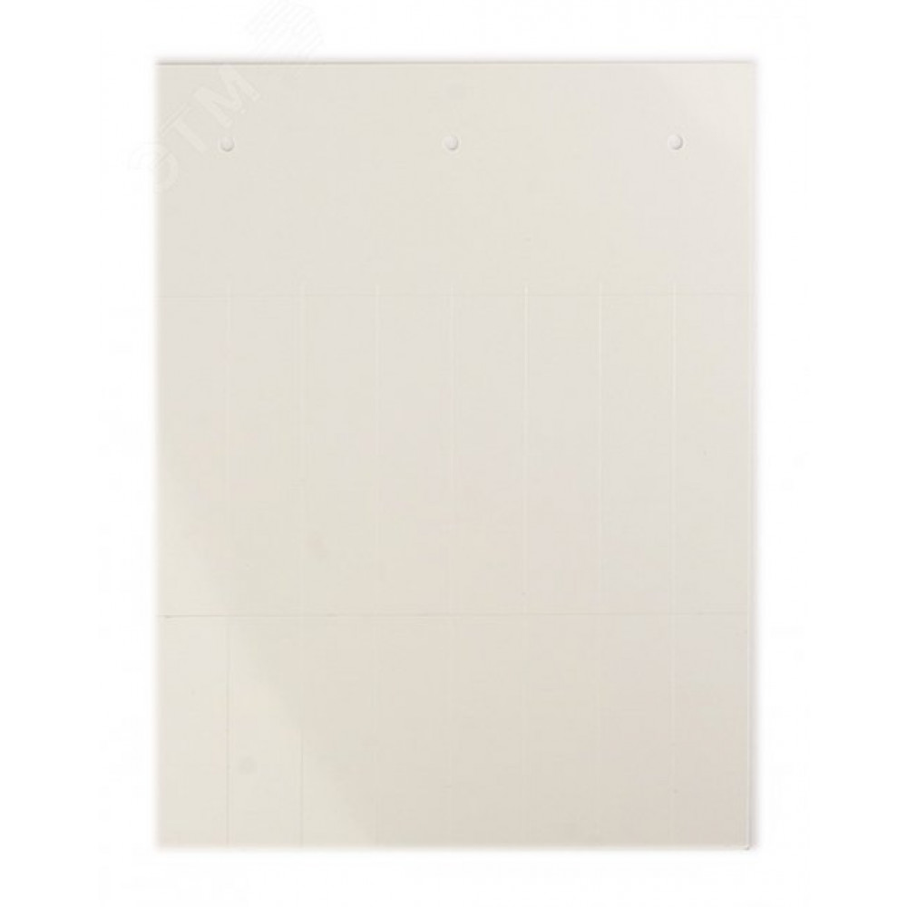 Изображение товара Табличка полужесткая. Установка в держатель. ПВХ-0,5. Белая TAS4915W