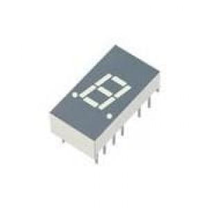 SA03-11CGKWA, Светодиодные дисплеи и аксессуары .3" SINGLE DIGIT GRN LED DISPLAY