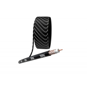 Кабель коаксиальный RG-6U, 75 Ом, Cu/(оплётка Cu 64%), PE, цвет чёрный, бухта 305 м (2/24) Б0044605