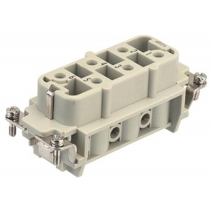 09310062701, Сверхмощные разъемы питания HAN HsB 6P F SCREW SCREW TERMINATION