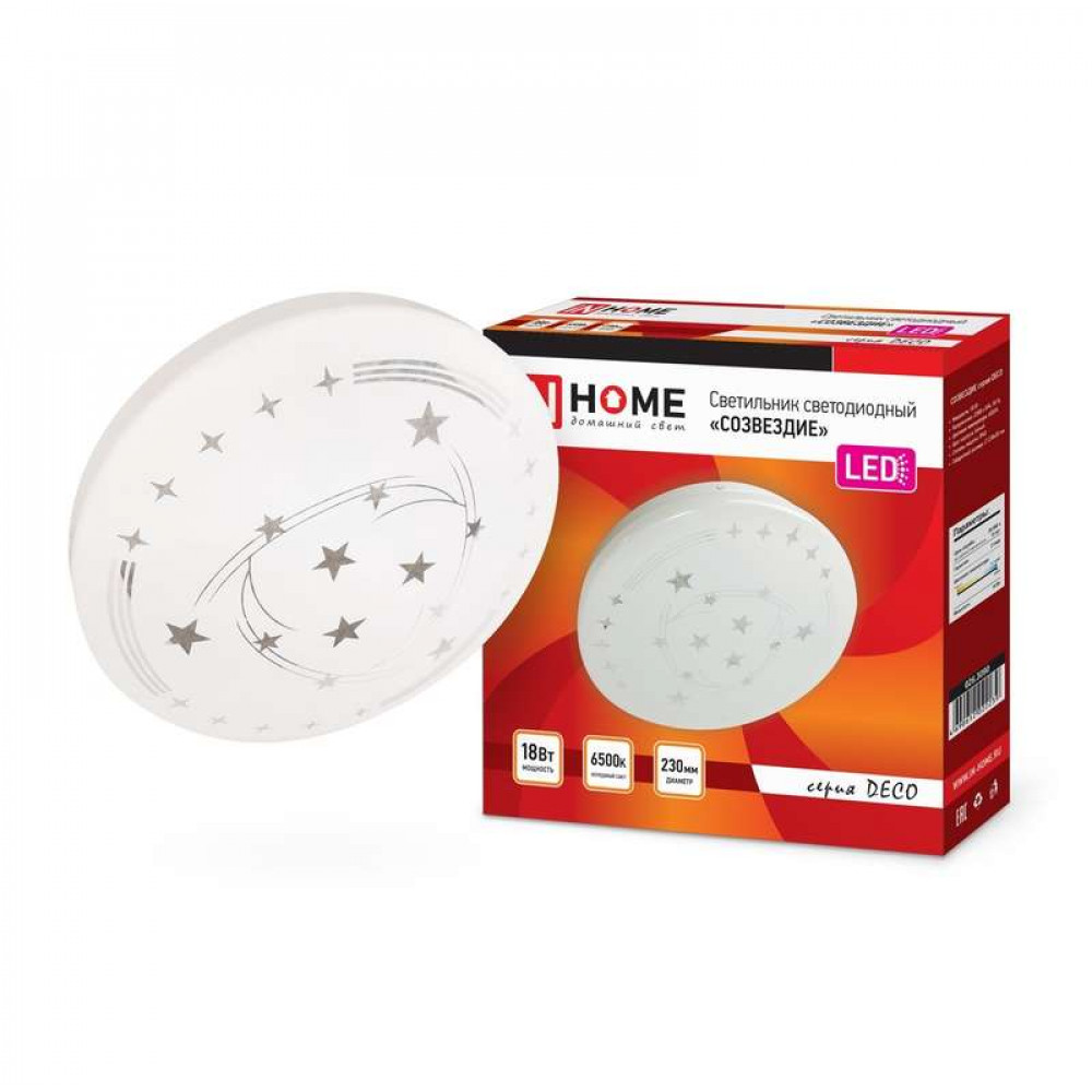 Изображение товара Светильник светодиодный DECO 18Вт 230В 6500К 1620лм СОЗВЕЗДИЕ