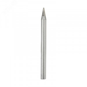 Жало для паяльника долговечное 60Вт, 5,8мм, тип конус, блистер 12-9924, диаметр посадочный 5,8 мм, длина 80мм, тип конус 0,6мм