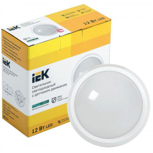 Светильник светодиодный ДПО 5032Д 12Вт 4000К IP65 круг бел. с ДД LDPO1-5032D-12-4000-K01