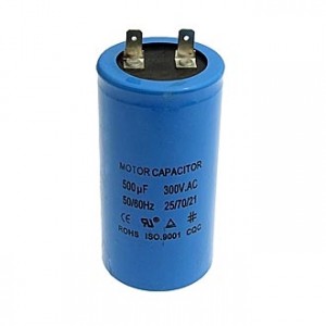 CD60   500UF 300V, Пусковой конденсатор SAIFU CD60, 500 мкФ, 300 В