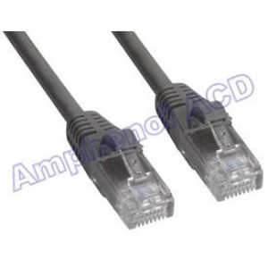 MP-5ERJ45UNNA-007, Кабели Ethernet / Сетевые кабели CAT 5E UTP RJ45 GRAY 7'