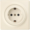 Розетка 1-м СП Florence 16А IP20 с заземл. защ. шторки винтов. клеммы механизм беж. (1E10101301) 2172787