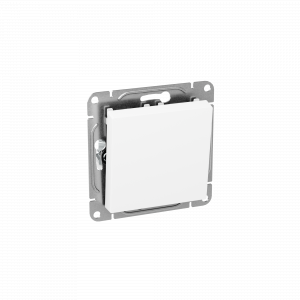 Механизм выключателя, одноклавишный, кнопочный, белый Эпика EKF UP1-SWW-13