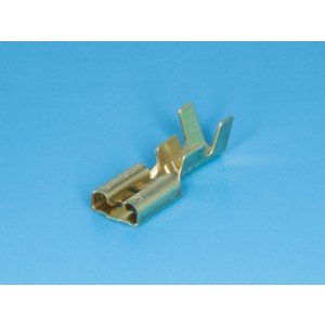 TA5-3.5FO, Клемма ножевая 4,8мм, гнездо на провод 1,3-2,0мм, кратно 100шт.
