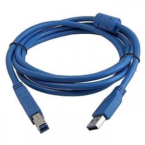 USB3.0-A M USB-B M 1.8M F, Кабель USB3.0-AM - USB-BM, 1.8 м,