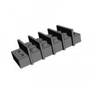 1546306-4, Клеммные колодки с изолирующими перегородками .374 DOUBLE ROW 4P w/ binding screws