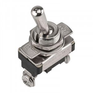 ASW-23 (2c), Тумблер ON-OFF (2с) без подсветки 10A 250VAC