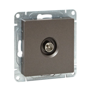 Механизм розетки TV, одиночная, мокко Эпика EKF UP1-SOM-TV-1