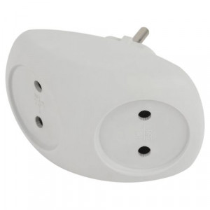 Разветвитель 2-м без заземл. 10А IP20 SPx-2-W бел. Б0053480