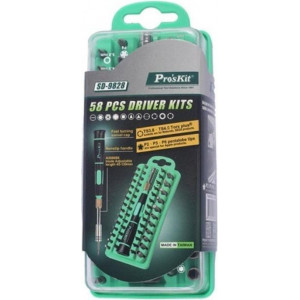 SD-9828, Отвертка со сменными битами и насадками (58шт)