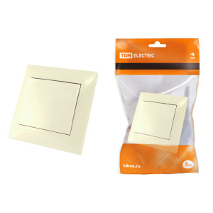 Выключатель 1 кл. 10А сл. кость "Лама" SQ1815-0101