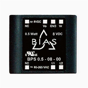 BPSX 0.5-08-50, Модули питания переменного/постоянного тока .5W 8V, 5V DUAL 85-265V Extreme Temp