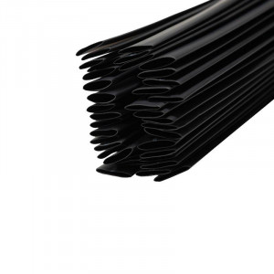 Трубка термоусадочная ТУТ нг 10,0/5,0 черная, термоусаживаемая трубка в метровой нарезке, не поддерживает горение