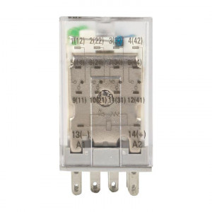 Реле промежуточное RPA 22/4 5A 24В DC AVERES rpa-22-4-24DC